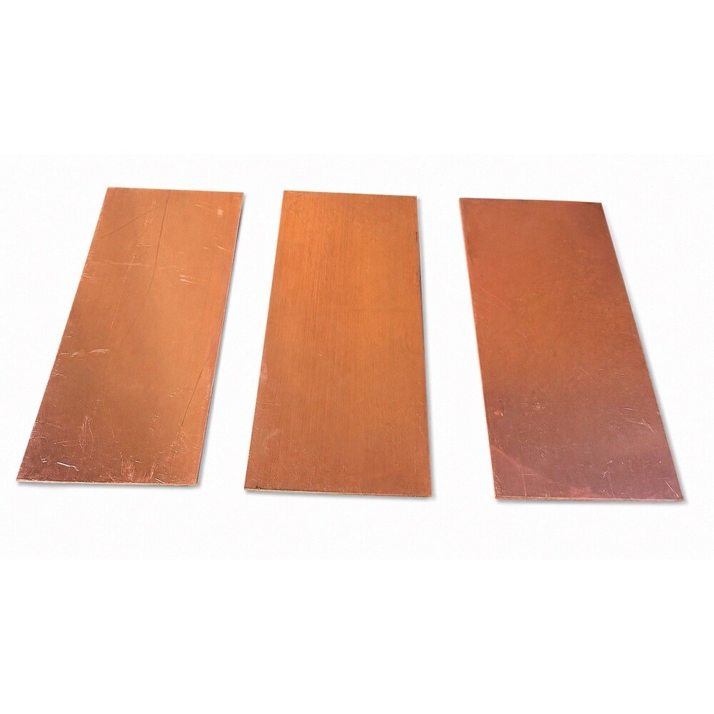 3 Pack COPPER SHEET PLATE NEW 4"X8" 110 ALLOY Pure 999 Blanks